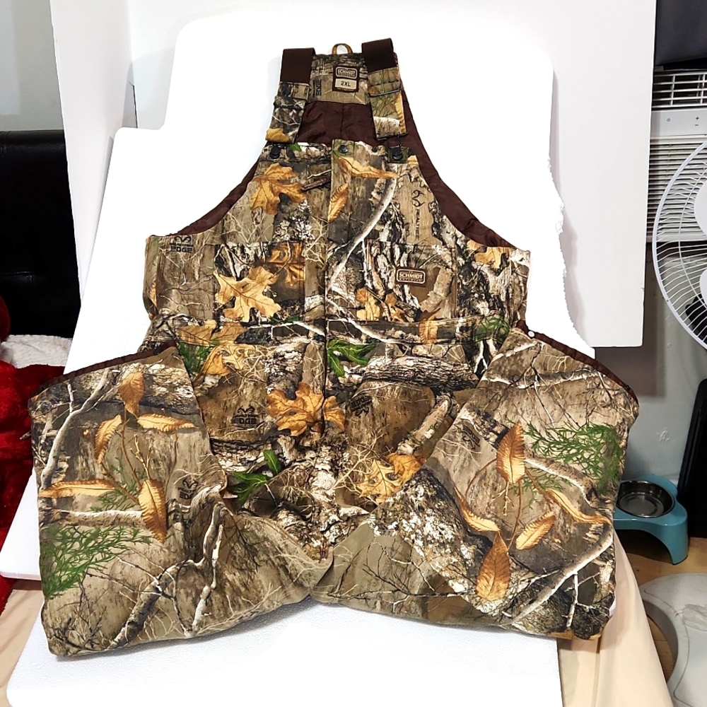 Schmidt Camo insulated overalls plus size 2X